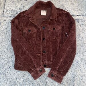 SO Women's Dark Brown Corduroy Jacket